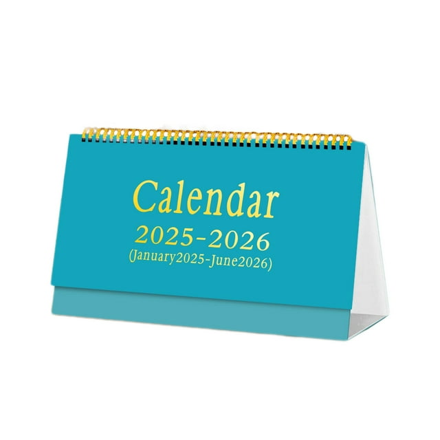 dajkiuy 20252026 Mini Desk Stand Calendar, Small Desktop Calendar Jan