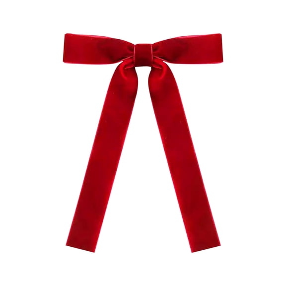 dajkiuy 24Pcs Velvet Bows Ornaments for Christmas Tree, 5"x7" Velvet Ribbon Bows Indoor Home Decor for Wreath Mantle Gift Wrap Holiday Decor