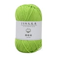 thumbnail image 1 of dajkiuy 4 Skeins Soft Milk Cotton Yarn Assorted Colors Crochet Yarn Sport Weight Yarn for Crochet Knitting Cotton Blanket Yarn for DIY Crafts, Each 50g,1 Pack (Green), 1 of 4