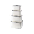 thumbnail image 1 of dajkiuy 4Pcs Refrigerator Food Storage Containers, Airtight Meal Prep Containers, for Kitchen Organization and Leftover Storage, 1 of 9