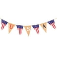 thumbnail image 1 of dajkiuy 4th of July Banners Flags,Red Blue White Pennant Banner Flags String,Patriotic American Garden Banner Party Decorations,Party Supplies Home Mantel Fireplace, 1 of 6