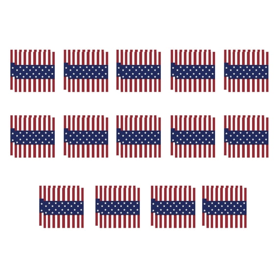 dajkiuy 4th of July Party Tableware Set,Paper Towels,Disposable Towels For Independence Day Table Decoration Plate for Disposable Dinnerware for Party Favors 24 Guests(6.7x7inch)