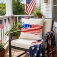 thumbnail image 1 of dajkiuy 4th of July Decorations Pillow Covers, America Flag Stars Patriotic Cushion Case for Sofa Couch Bed Home Outdoor, 1 of 6