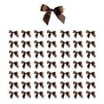 thumbnail image 1 of dajkiuy 50Pcs Twist Tie Bows for Treat Bags, 3" Satin Ribbon Bows for Package Craft Gift Wrapping Decoration, 1 of 6
