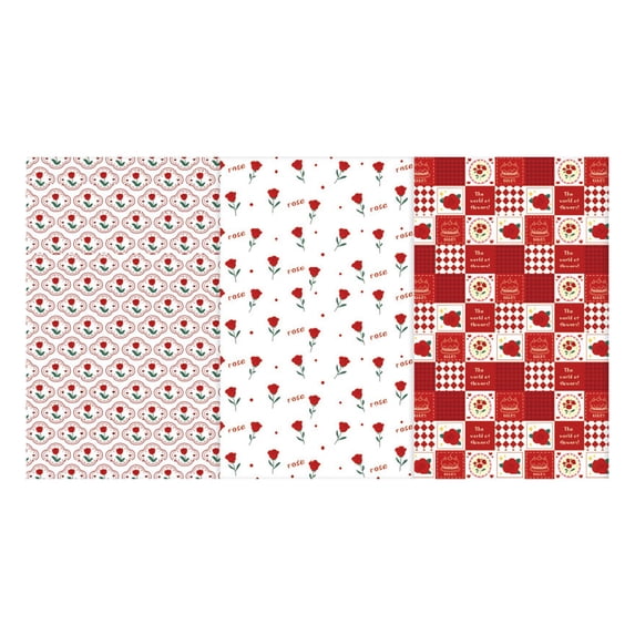 dajkiuy 6 Sheets Gift Wrapping Paper - Gift Wrapping Paper for Girls Women - Love Heart Birthday Wrapping Paper for Valentines Day Mothers Day Anniversary Wrap Paper(19.6x27.5inch)