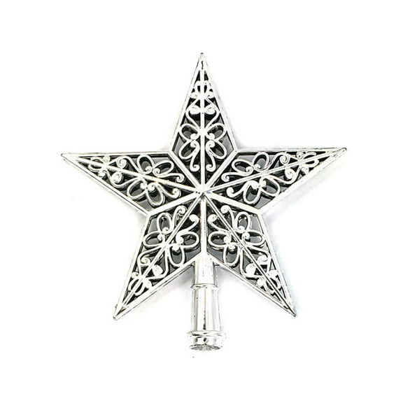 dajkiuy 6Inch Star Christmas Tree Toppers Small Christmas Tree Decoration Treetop for Holiday Ornament or Home Decor