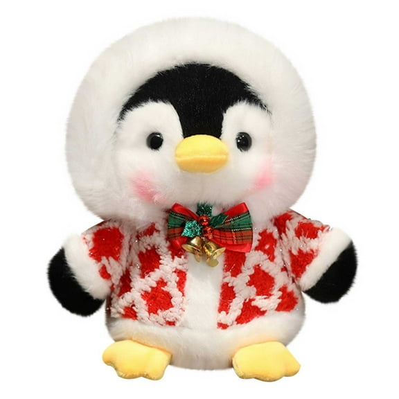 dajkiuy 8.6Inch Penguin Stuffed Animals Soft Plush Doll Toy Christmas Gifts