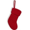 thumbnail image 1 of dajkiuy 8" Christmas Stockings Knit Xmas Stockings Hanging Ornament for Fireplace Holiday Party Decor, 1 of 5