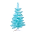 thumbnail image 1 of dajkiuy Artificial Christmas Tree, 18 Inch Blue Tabletop Christmas Tree with Plastic Stand, for Indoor Outdoor Home Holiday Decoration, 1 of 6