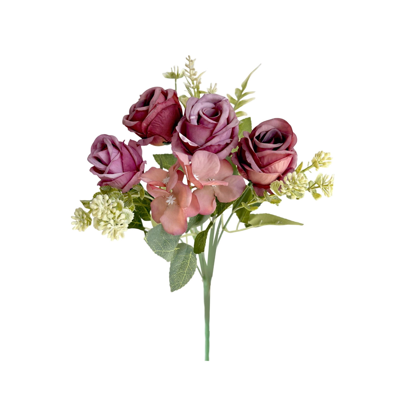 dajkiuy Artificial Roses with Stems, 12.3 inch Realistic Roses ...