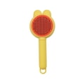 thumbnail image 1 of dajkiuy Cat Brush,Dog Brush,Pet Hair Removal Tool,Pets Skin Friendly Cat Brush for Dogs Cats Grooming Brush Tool Easy to Remove Loose,Mats Tangled Hair Slicker Massage Cats Dogs Brush(Yellow), 1 of 6