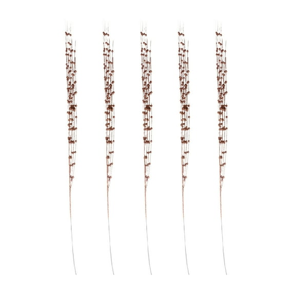 dajkiuy Christmas Artificial Glitter Berry Picks Decorations, 39" Decorative Bead Sticks Xmas Picks Glittery Twigs Branches for Christmas Tree Wreath Gift Vase Decor Party Ornaments