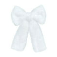 thumbnail image 1 of dajkiuy Christmas Bows, 7.9x11.8Inch Plush Xmas Tree Toppers Bows for Home Wreaths Front Door Porch Wedding Window Staircase, 1 of 6
