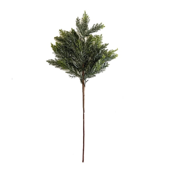 dajkiuy Christmas Cedar Branches, 22 Inch Cedar Artificial Christmas Branches Faux Greenery Plants Fake Pine Picks for Vase Fillers Winter Holiday Home Decoration