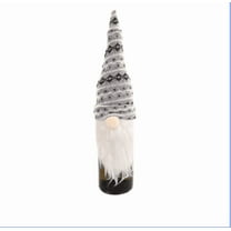 dajkiuy Christmas Gnomes Wine Bottle Covers, Gnomes Wine Bottle Toppers for Christmas New Year Party Family Dinner Dinning Table Holiday Decor