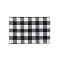thumbnail image 1 of dajkiuy Christmas Placemats, Black White Buffalo Plaid Table Mat, for Christmas Holiday Table Home Decoration, 12×18 Inch, 1 of 2