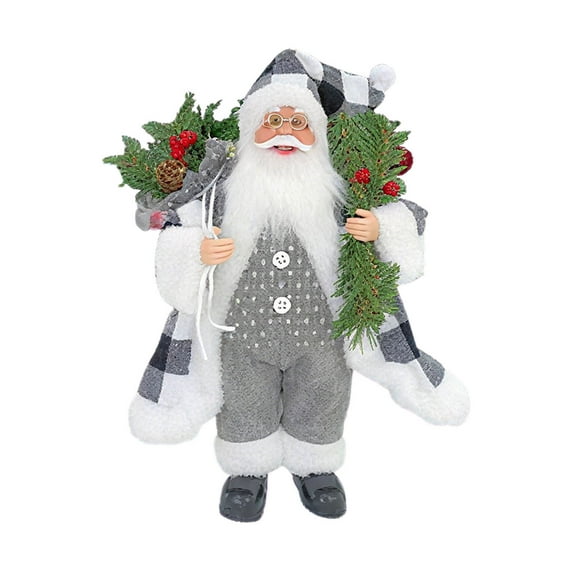 dajkiuy Christmas Santa Claus Figurines Hanging Ornaments, Christmas Ornaments for Tree Hanging Decorations, for Indoor Home Christmas Party Decor 3in