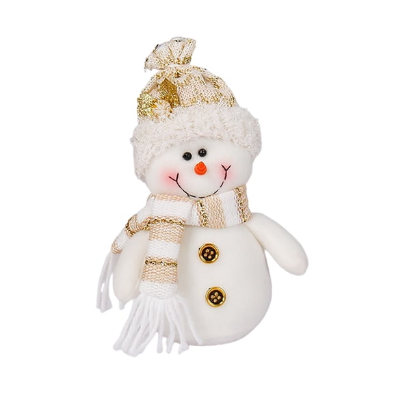 dajkiuy Christmas Snowman Dwarf Doll Tabletop Decorations, Xmas Figurines Ornaments for Home Fireplace Party Decor