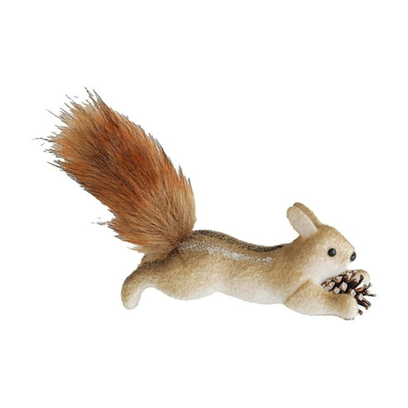 dajkiuy Christmas Squirrel Ornaments, Realistic Foam Squirrel Hanging Decorations for Holiday Xmas Tree Home Indoor Party Gift