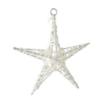 dajkiuy Christmas Starfish Tree Ornaments, Hanging Star Fish Decor for Beach Holiday Wedding Party Decorations