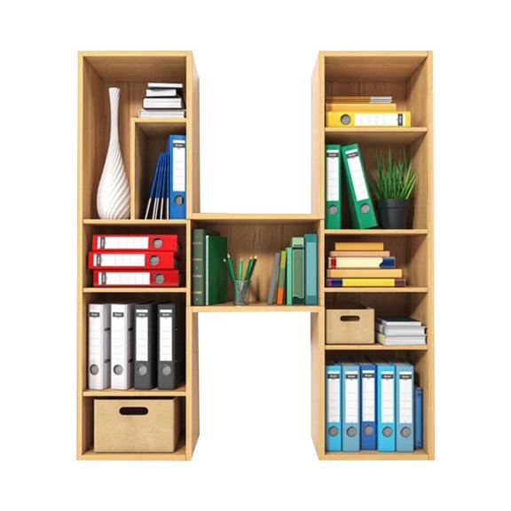 dajkiuy Christmas Tree Ornaments Christmas Initial with Books Personalized DIY Christmas 26 Letters Ornaments 3.15 inch Christmas Decoration Xmas Tree Hanging Decor(H)