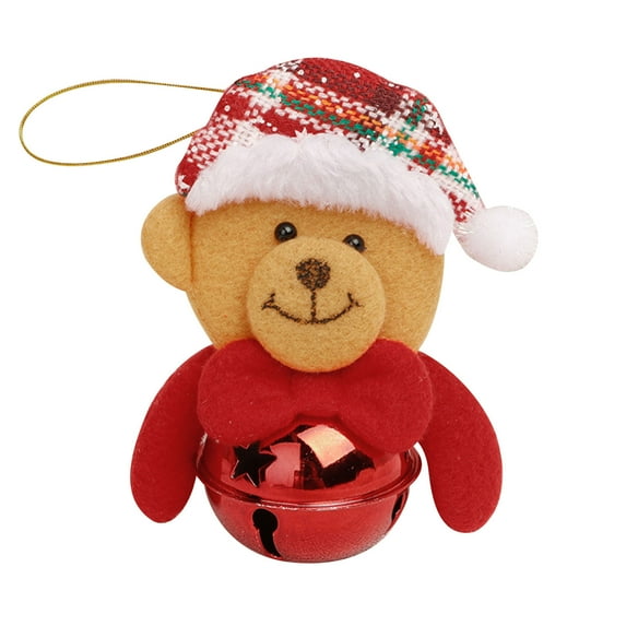 dajkiuy Christmas Tree Ornaments Small Christmas Decorations for Home, Plush Hanging Decor for Xmas Tree, Bear