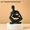 thumbnail image 1 of dajkiuy Abstract Figure Reading Statue Decorative Bookshelf Desk Ornament, 1 of 2