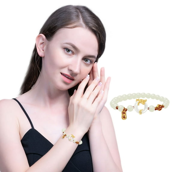 dajkiuy Bracelet Women's Bracelet Chinese New Year Dragon Bracelets