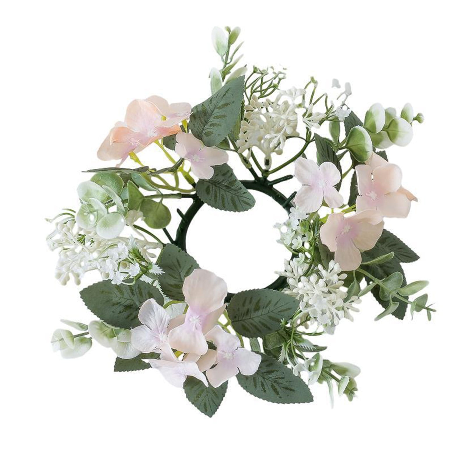 dajkiuy Clearance Candle Rings Artificial Eucalyptus Leaves Wreaths ...