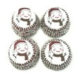 thumbnail image 1 of dajkiuy Christmas 100-Pcs Holiday Party Mini Paper Cup - No Smell,Safe Food Grade Inks and Paper Grease Proof Cupcake Liners Perfect Cups for Cake Balls,Muffins,Cupcakes and Candies, 1 of 7