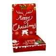 thumbnail image 1 of dajkiuy Christmas Chair Covers for Dining Room, Stretch Dining Chair Cover, Kitchen Chair Slipcovers, Removable Seat Protector for Home or Party (Xmas Style), 1 of 3
