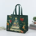 thumbnail image 1 of dajkiuy Christmas Gift Bags Large Reusable Christmas Tote Bags, Non-Woven Christmas Bags for New Year's Shopping, Christmas Surprise, Xmas Party Supplies,13.8"×9.8"×6.7", 1 of 3