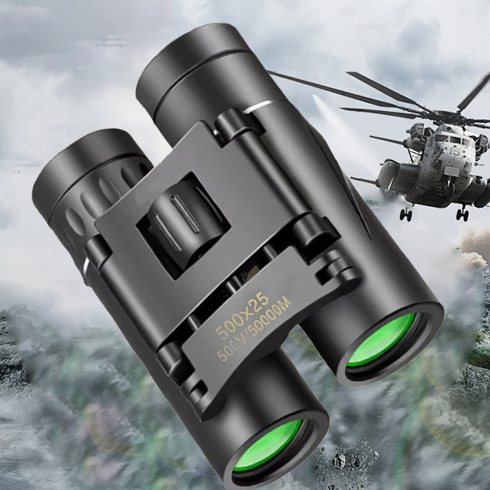 dajkiuy Clearance Civil Optical Telescopes High-definition Zoom Portable And Powerful Binoculars Remote Low Light Night Vision Binoculars 500x25