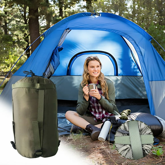 dajkiuy Compression Stuff Sack,Sleeping Bags Storage Stuff Sack Organizer Waterproof Camping Hiking Backpacking Bag for Travel - Great Sleeping Bags Camping