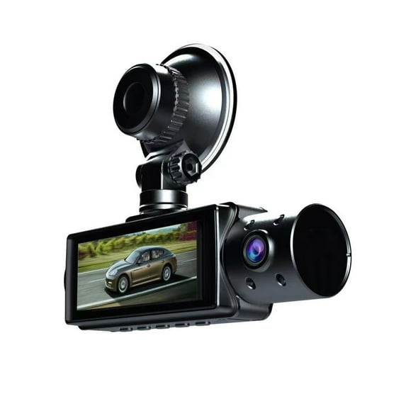 dajkiuy Clearance Dash Cam 3.16-inch High-definition 1080P Screen Front And Interior 2 Lens Co-display Driving Recorder With Ultra Large Wide-angle Infrared Night Vision