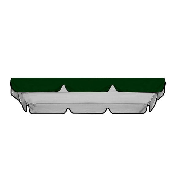 dajkiuy Double Outdoor Garden Swings-Cover Canopy Replacement Shade Cloth 164*114*15cm