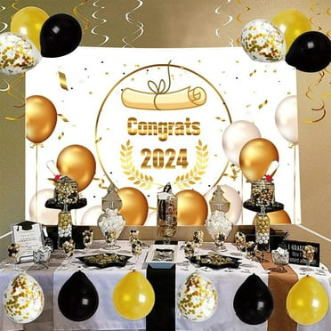 dajkiuy Clearance Graduation Decorations Congratulations Graduation Banner 2024 Graduation Banner Graduation Decorations Graduation Photo Backgrounds