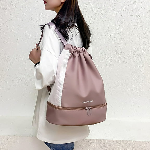 dajkiuy Gym Bag Dry And Wet Separation Swimming Bag Beach Storage Sports Equipment Backpack Women's Small Bag