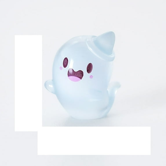 dajkiuy Halloween Glow in The Dark Ghost Miniature Figurines,Luminous Garden Ghost Decor, Fairy Garden Doll House Accessories,Halloween Party Favors