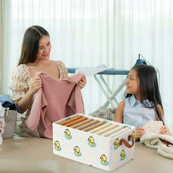 dajkiuy Household Wardrobe Storage Box Clothes And Miscellaneous Items Sorting Storage Box Oxford Cloth Foldable Storage Box