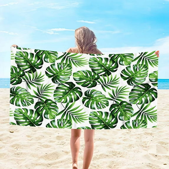 dajkiuy Clearance Microfiber Beach Towel Super Lightweight Colorful Bath Towel Sandproof Beach Blanket Multi-Purpose Towel For Travel Swimming Pool 30x60 Inch