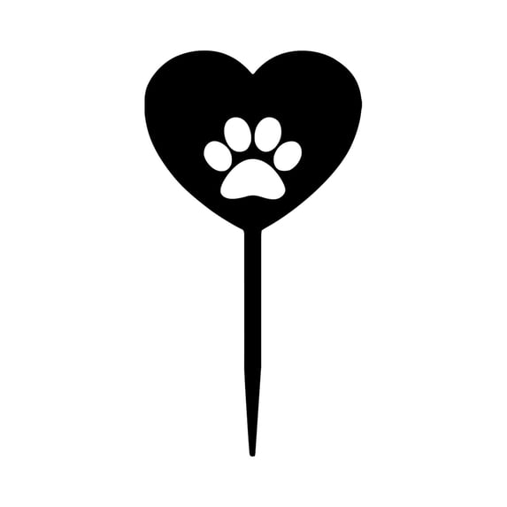 dajkiuy Personalized Pet Memorial Garden Stake, in Loving Memory, 11.8” * 5.9”, Pet Grave Markers, Dog Memorial Gift, Wrought Iron Stake, Memorial Plaque