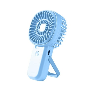 dajkiuy Clearance Portable Hand Held Fan, Ultra Quiet 3 Speed Personal Fan,Rechargeable Handheld Fan for Office Home Travel,Seashells design of the base can be tilted to place the fan
