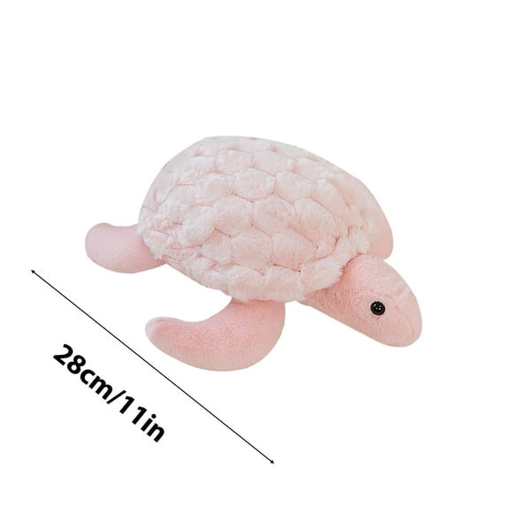 dajkiuy Sea Turtle Stuffed Animal Plush Pillow,Tortoise Plush Toys Doll,Perfect Gifts,Pink,11 inch
