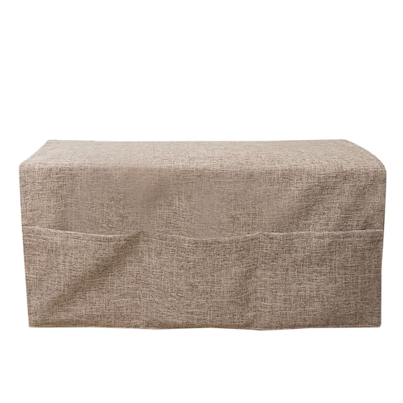 dajkiuy Couch Arm Covers,Sofa Arm Covers for Living Room,Couch Recliner Armchair Slipcover Sofa Arm Protector for Pets,Linen Bring 3 Storage Bags (1Pcs,Gray,28x43 inch)
