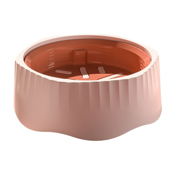 dajkiuy Dog Bowls,Slow Feeder Dog Bowls, Dog Water and Food Bowls Plastic Bowls with Non-Slip Plastic Station, Pet Feeder Bowls for Puppy Medium Dogs Cats (8 inch,Pink)