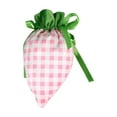 thumbnail image 1 of dajkiuy Easter Carrot Gift Bags Easter Basket Carrot Shaped Velvet Drawstring Bags forCandy Treat birthday Party Supplies Egg Hunt Outdoor easter Decoration(4.7x7.4 inch,Pink), 1 of 6