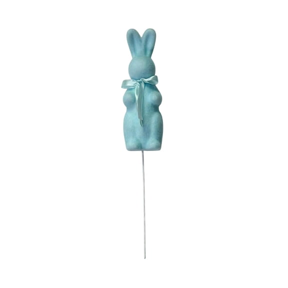 dajkiuy Easter Rabbits Decoration, Foam Bunny Picks for Easter Party Decor