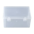 thumbnail image 1 of dajkiuy Extra Large Plastic Pencil Box Stackable Translucent Clear Pencil Caase Crayon Box,Marker Organizer Art Supply Storage Organizer for Gel Pens Pencils Erasers Tape Markers etc(Size XL), 1 of 5