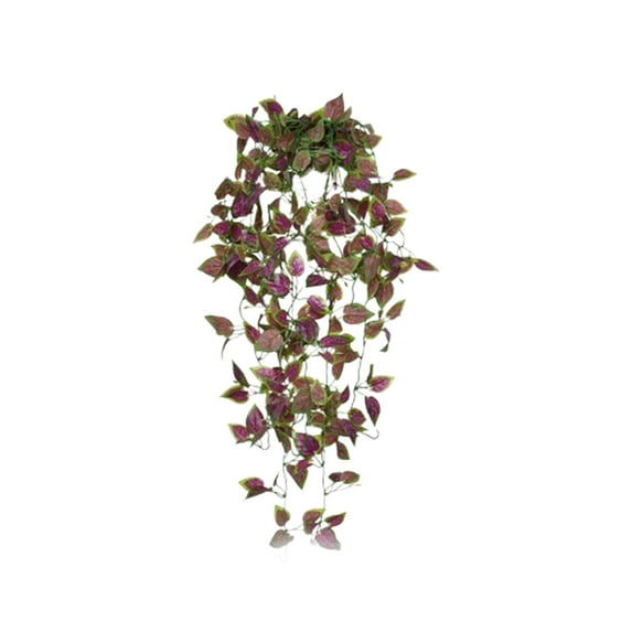 dajkiuy Fake Hanging Plants, 1pcs Artificial Hanging Plant,3.28ft Fake Ivy Vine Artificial Ivy Leaves for Wedding Wall House Room Patio Indoor Outdoor Home Shelf Office Decor (No Baskets)